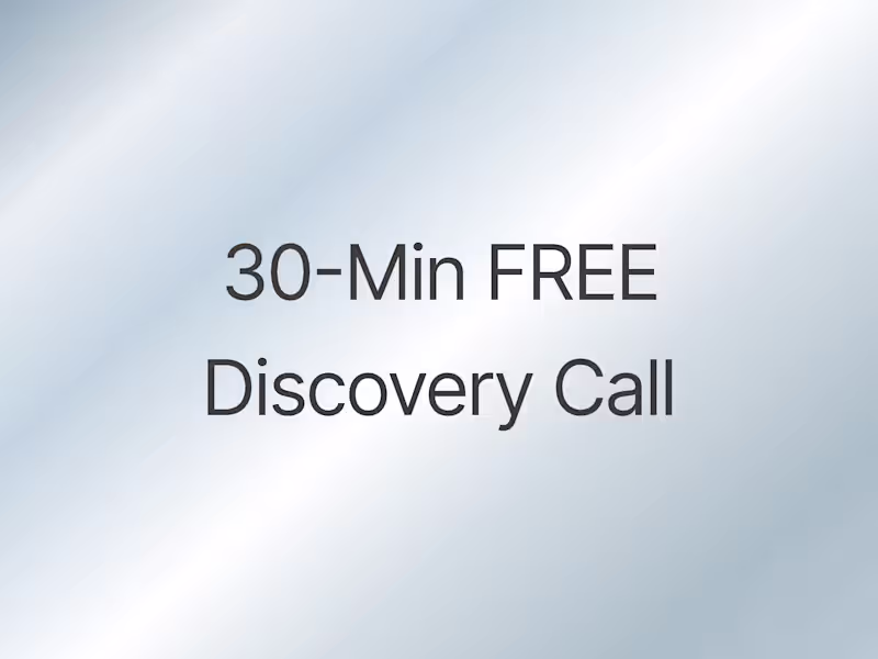 Cover image for 30-Min FREE Discovery Call: Let’s Talk About Your Product