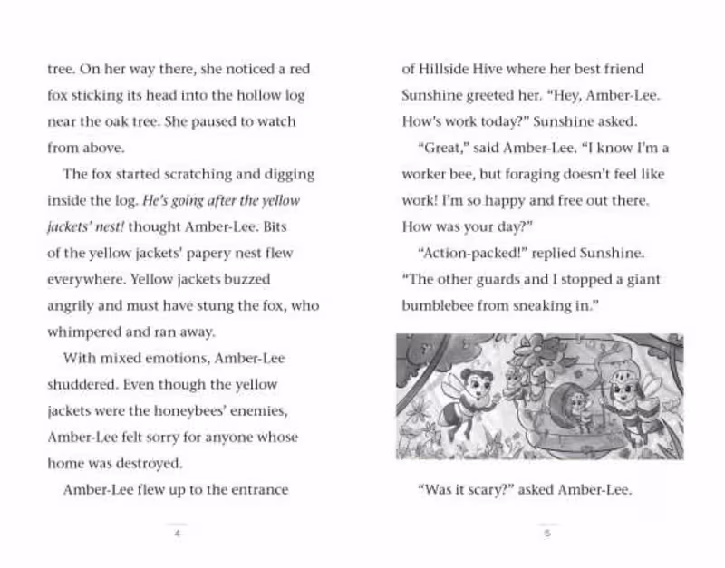 Cover image for Decodable Phonics Chapter Book - Trouble at Hillside Hive