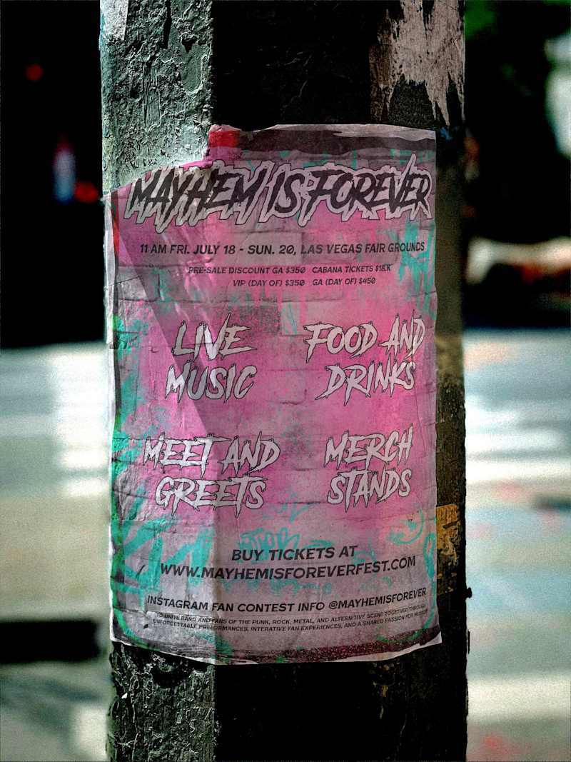 Cover image for Mayhem is Forever Festival Poster Design