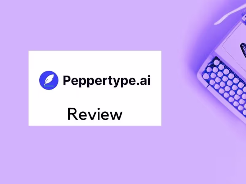 Cover image for Peppertype Review
