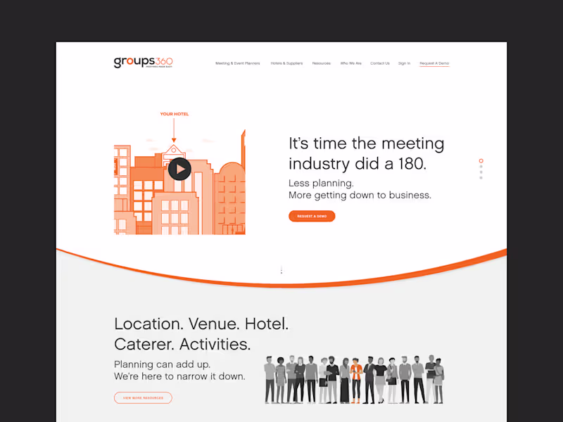 Cover image for Landing Page: Discovery + Design