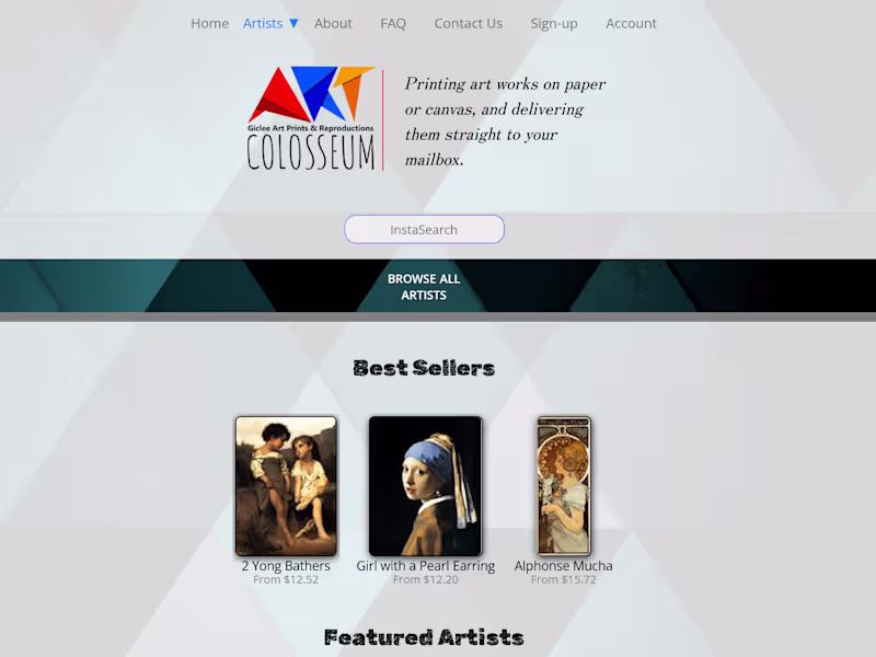 Cover image for ArtColosseum.us