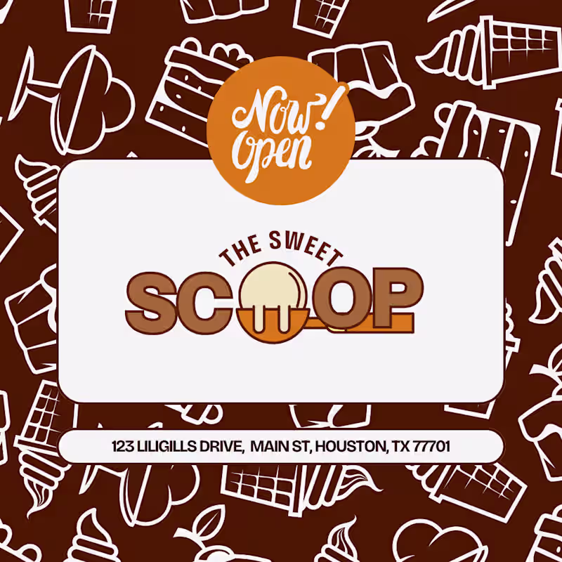Cover image for The Sweet Scoop 