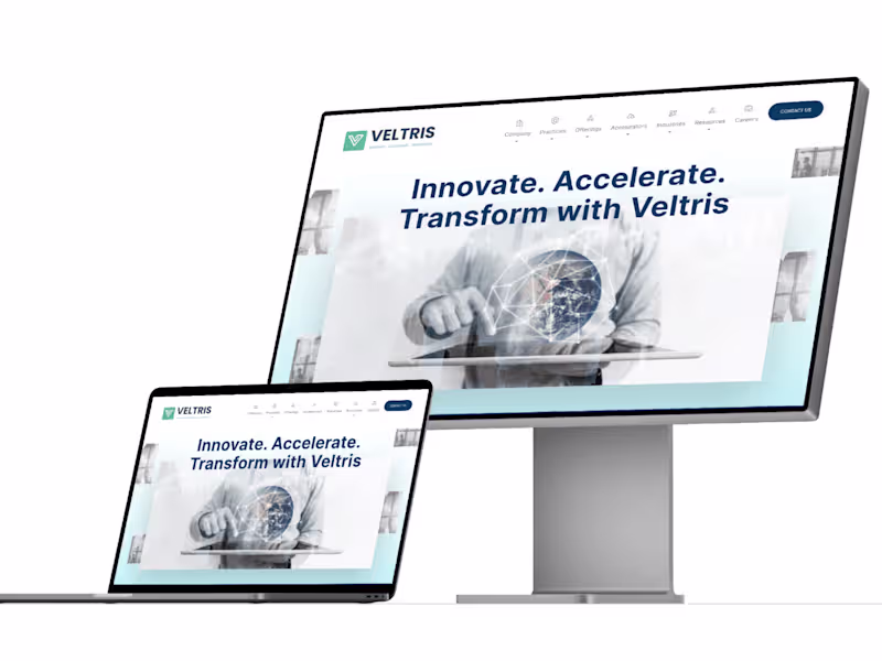 Cover image for Veltris - Design & Framer Development