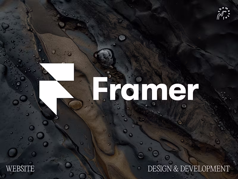 Cover image for Framer Website Design & Development