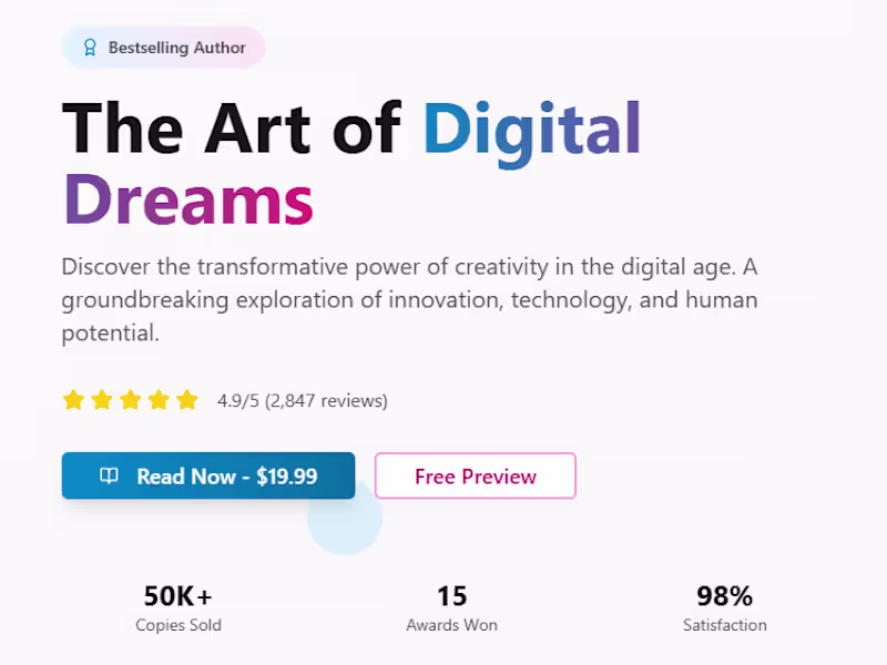 Cover image for The Art of Digital Dreams