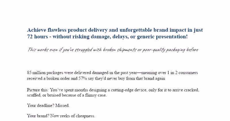 Cover image for 72-Hour Shipping Armor That Saves Deals (and Your Reputation)