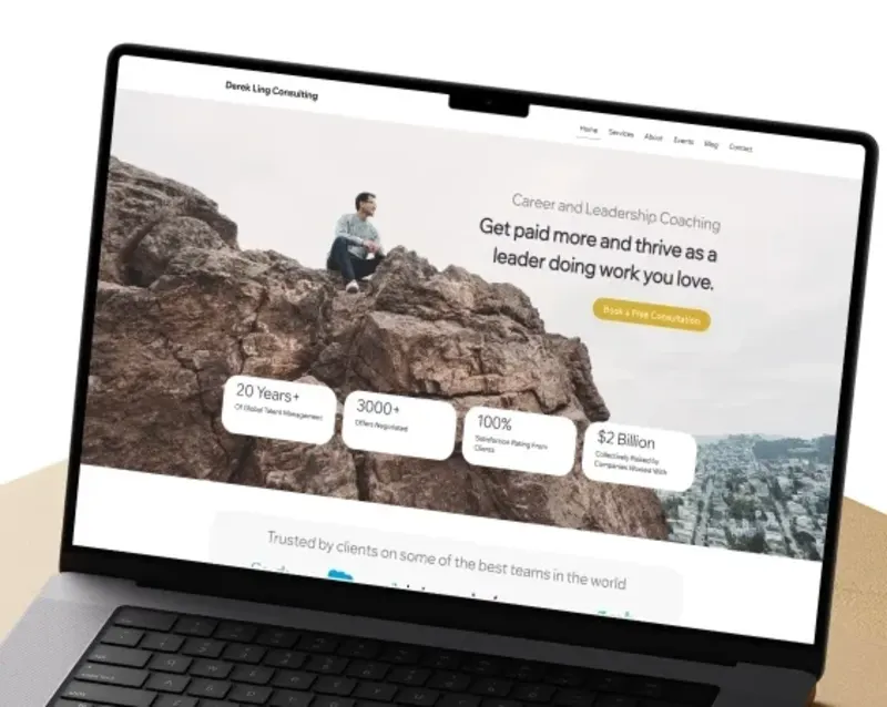 Cover image for Derek Ling Consulting (Website Redesign & Marketing Strategy)