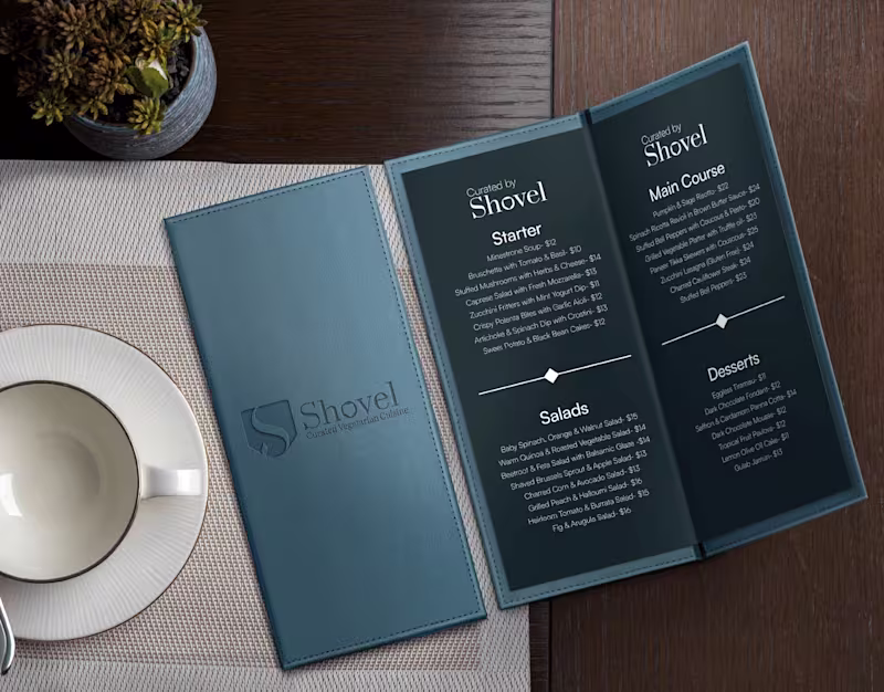 Cover image for Logo design for Vegetarian food serving Company.