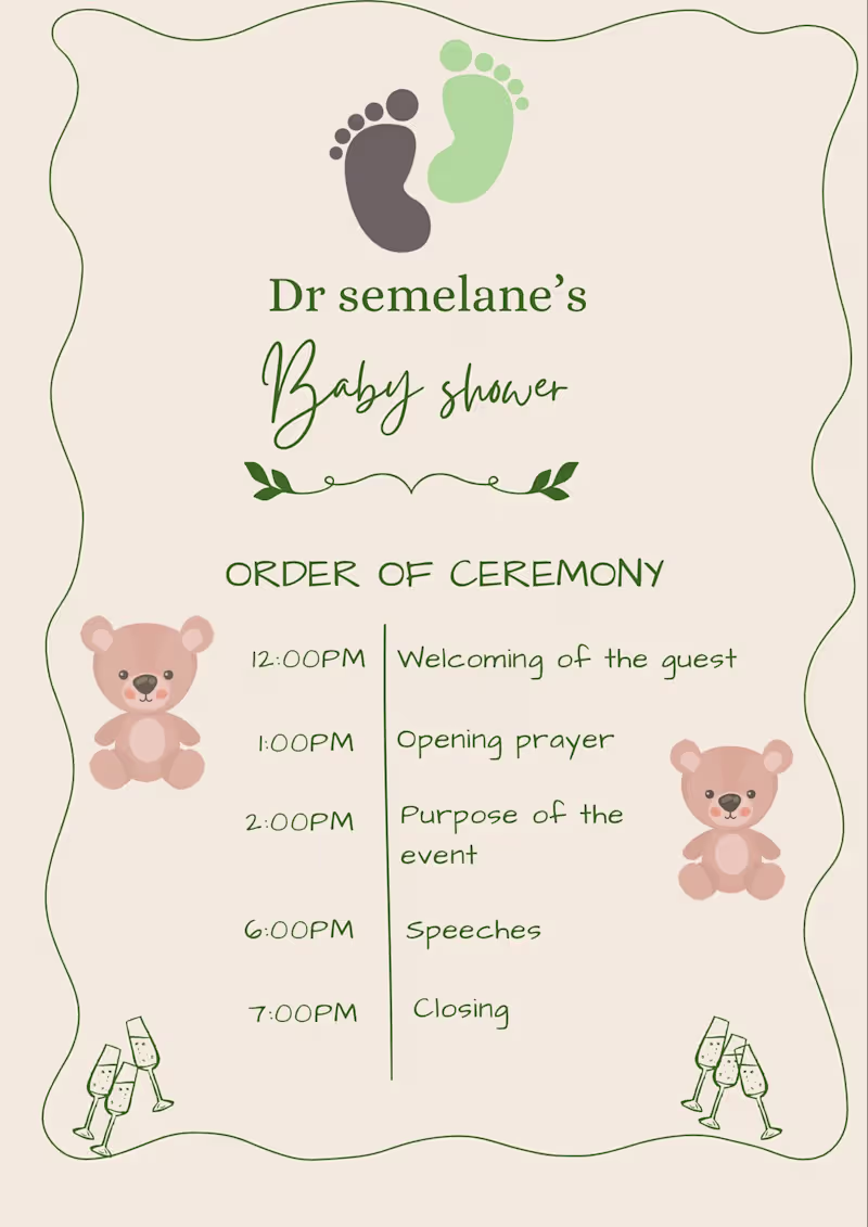 Cover image for Baby Shower invitation