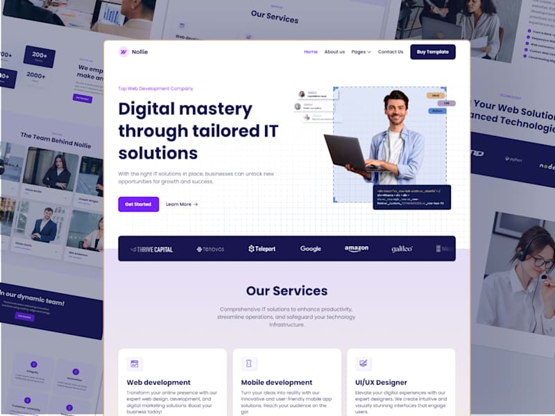Cover image for Nollie - Creative Agency Template
