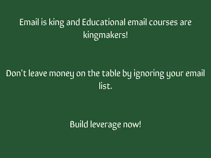 Cover image for A email from an educational email course.