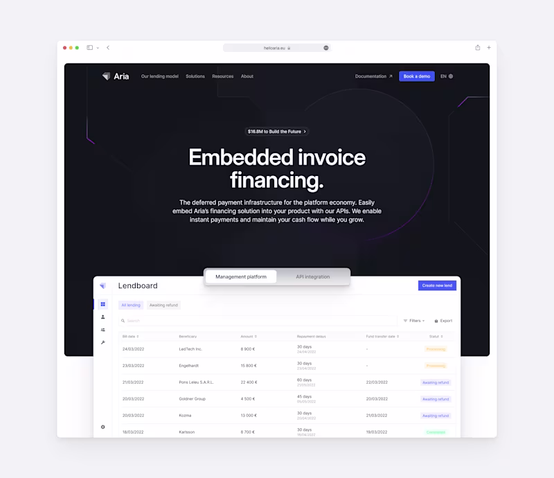 Cover image for Aria's redesign concept