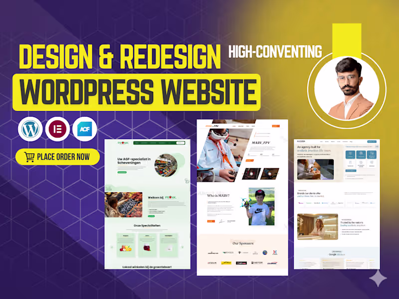 Cover image for WordPress Website Design and Development