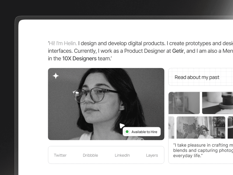 Cover image for Hoi - Portfolio/CV Template