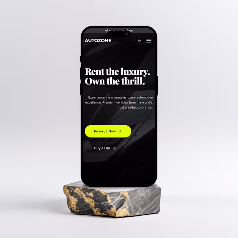 Cover image for New luxury rent-a-car website template