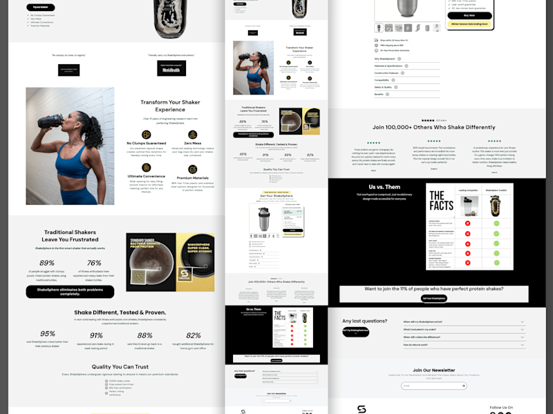 Cover image for Shakesphere Product Offer Landing Page