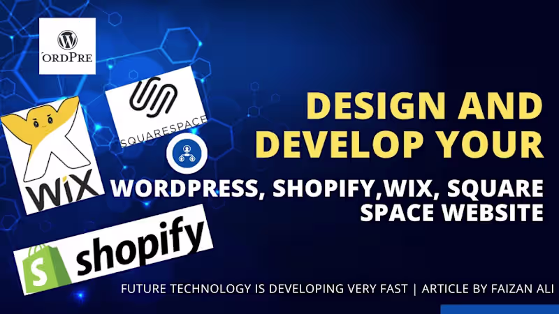 Cover image for I design high-converting Wix & Squarespace websites