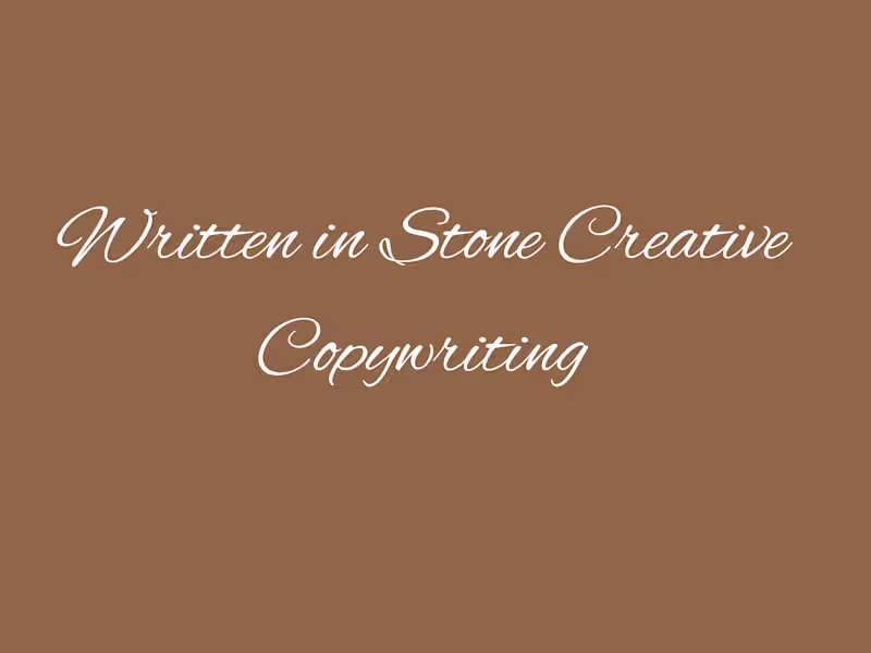 Cover image for Creative Copywriting Course Project