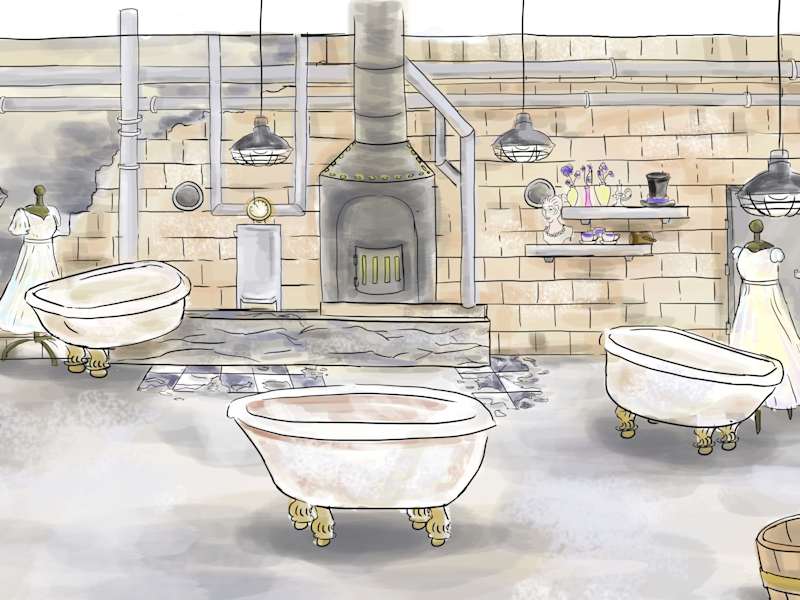 Cover image for Set Design: Drowning Girls 