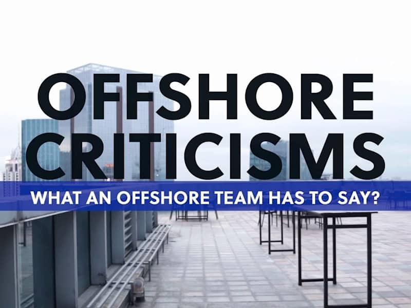 Cover image for Here’s what some of the offshore team has to say about the crit…