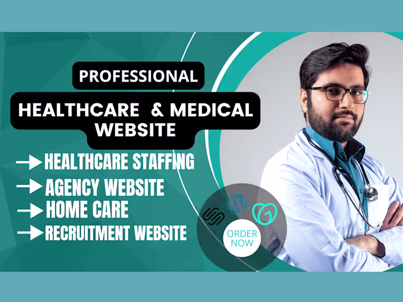 Cover image for  Homecare website, healthcare staffing, recruitment website