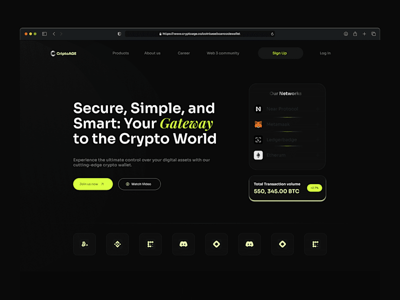 Cover image for Criptoage Framer Website Development