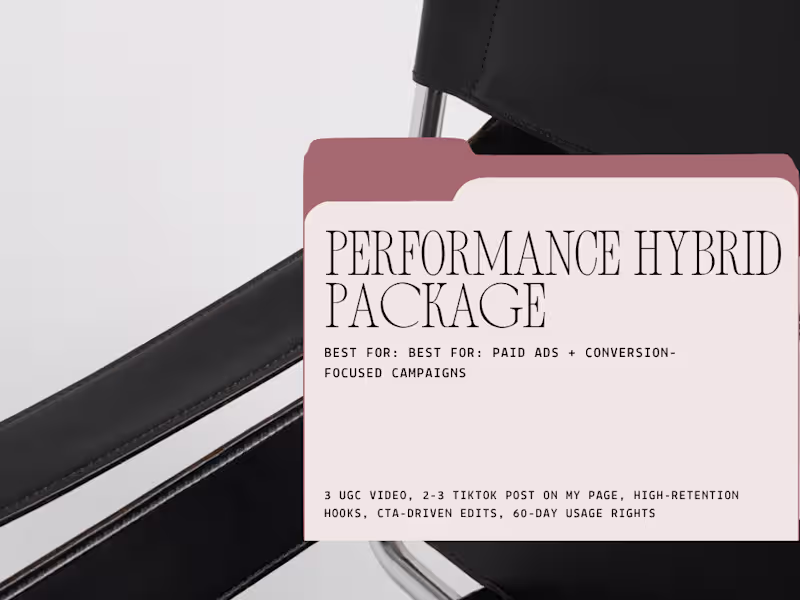 Cover image for Performance Hybrid TikTok Package