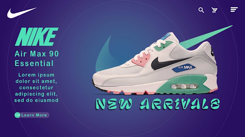 Cover image for NIKE Air Max Shoe Advertisement 