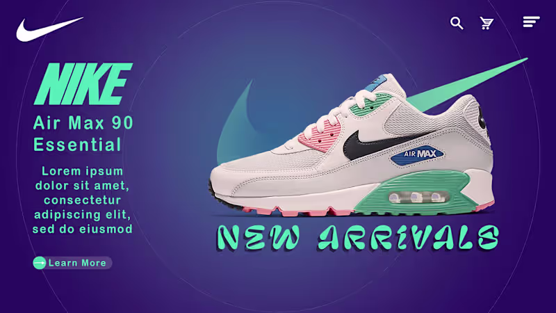 Cover image for NIKE Air Max Shoe Advertisement 