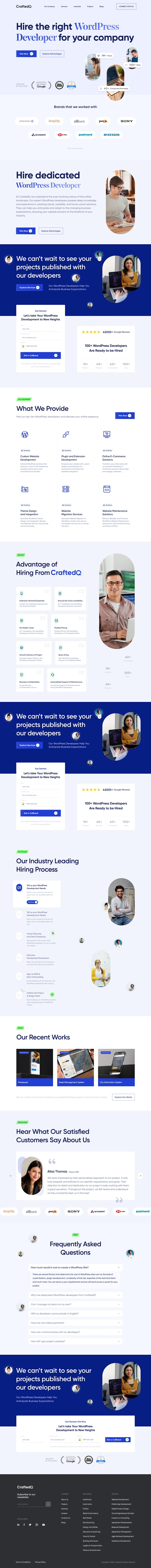 Cover image for Developer Hiring Landing Page Design
