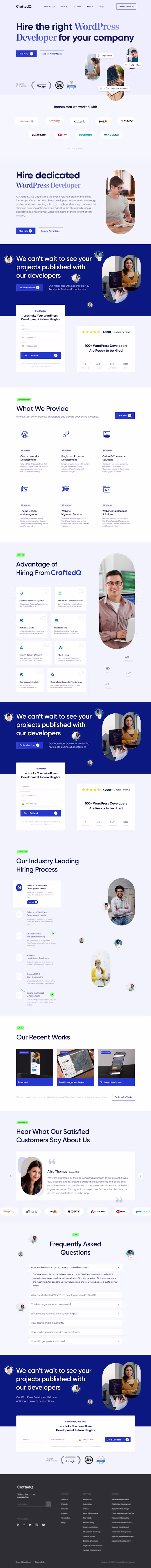 Cover image for Developer Hiring Landing Page Design