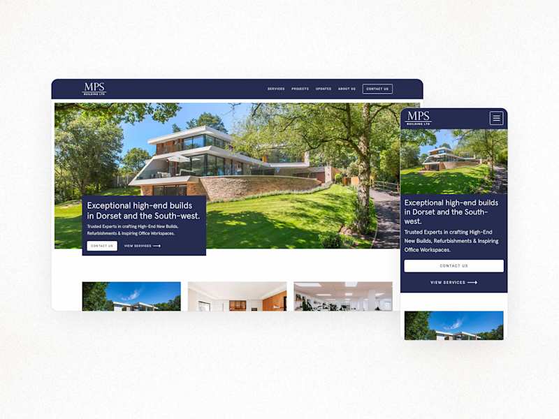 Cover image for Webflow Website for high-end Home Builders