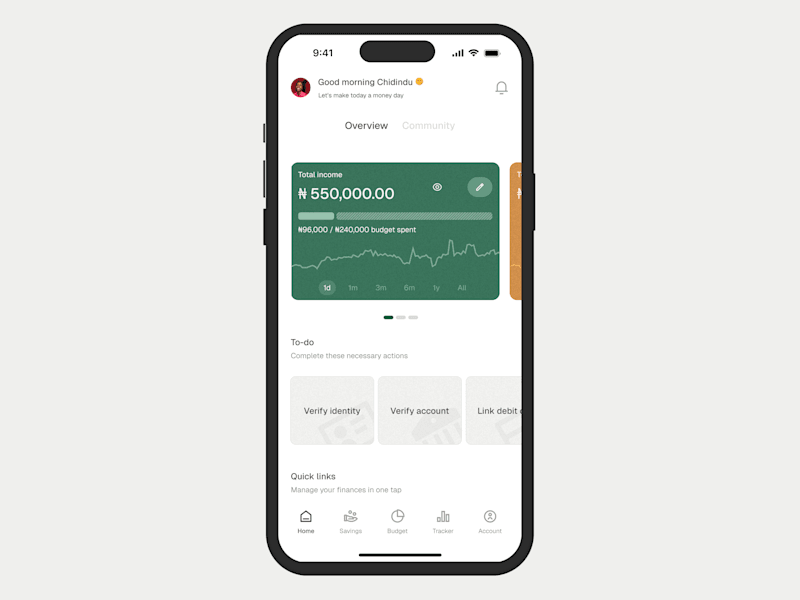 Cover image for Vault - A personal finance mobile app