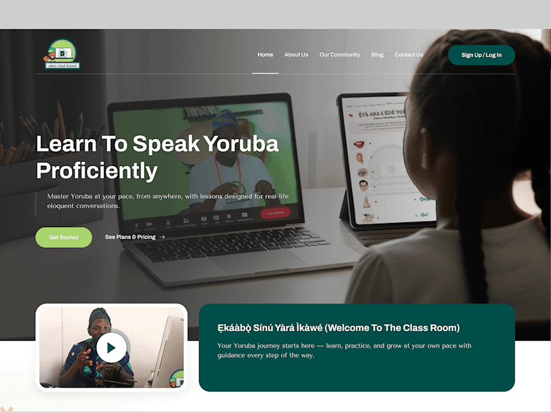 Cover image for Nínú Yàrá ìkàwé Website