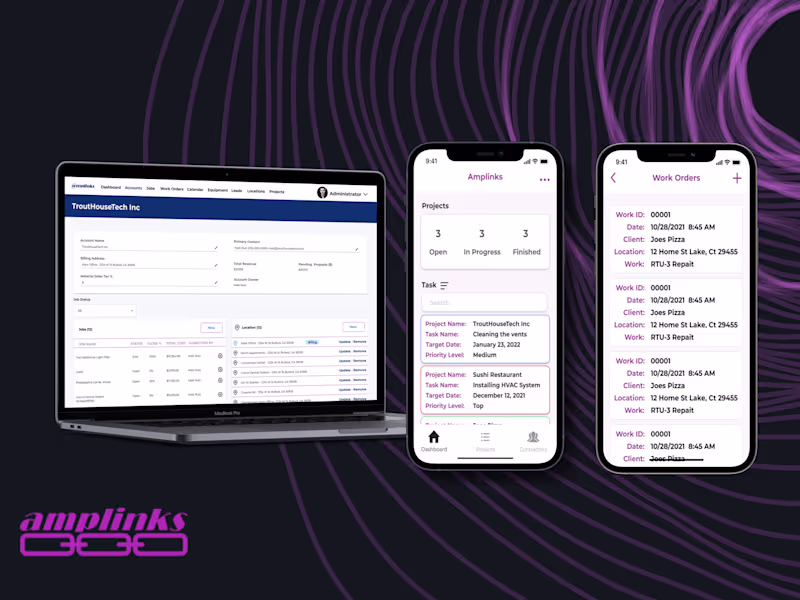 Cover image for Amplinks: CRM for Service Businesses