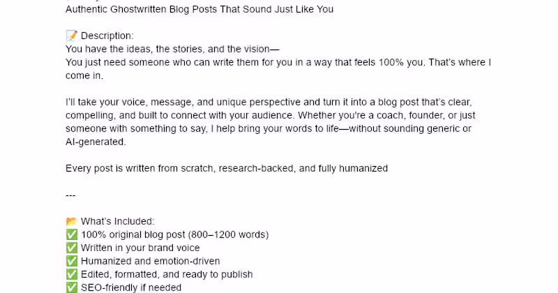 Cover image for Personalized Blog Ghostwriting for Personal Branding