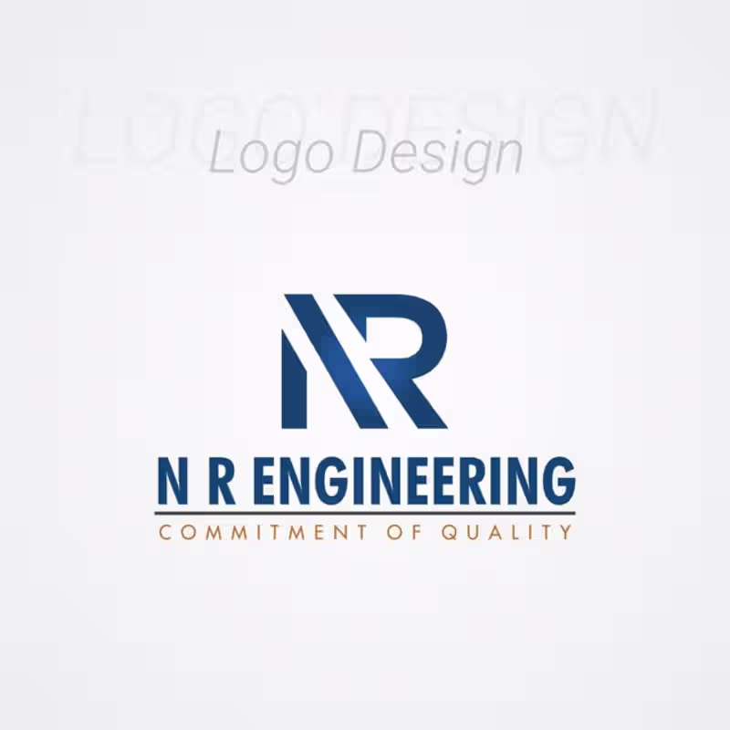 Cover image for Element Design Studio on Instagram: “N R ENGINEERING - Logo Des…