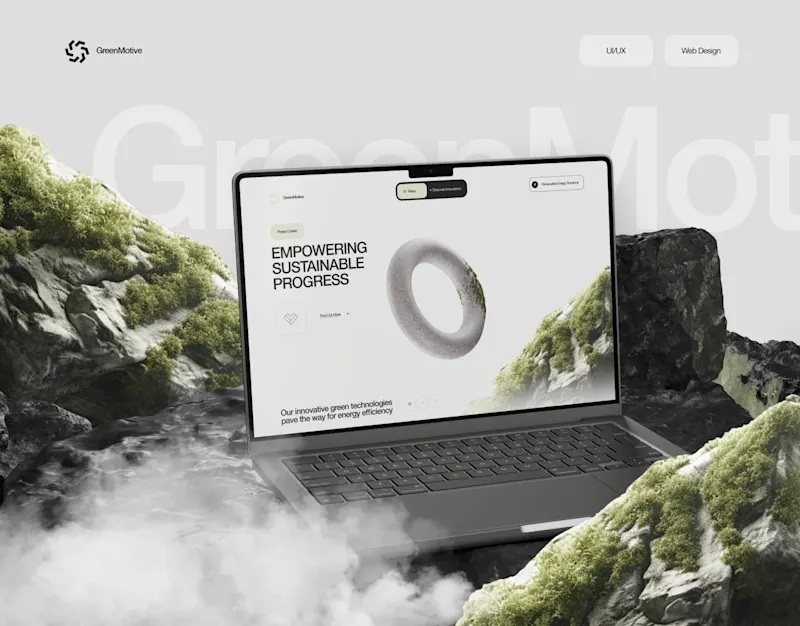 Cover image for Green Motive Website Design Ui/Ux