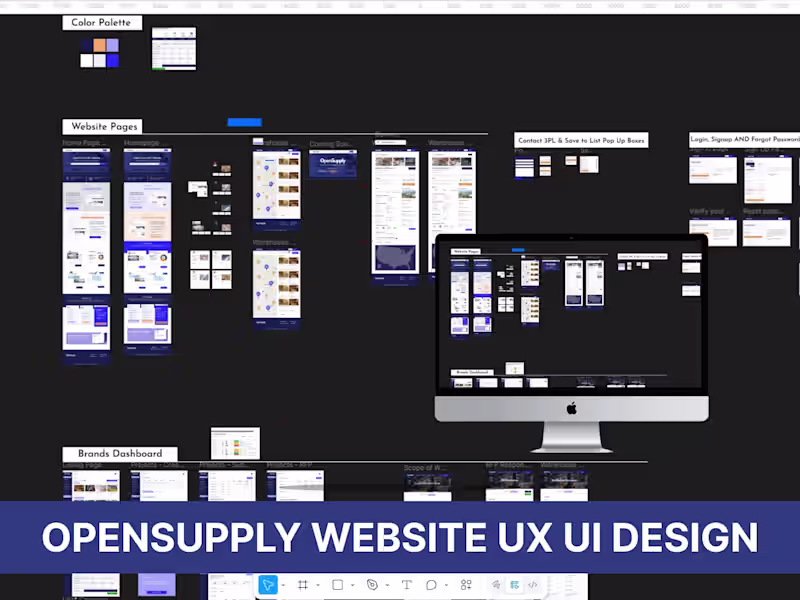 Cover image for Open Supply | Website UI / UX Design