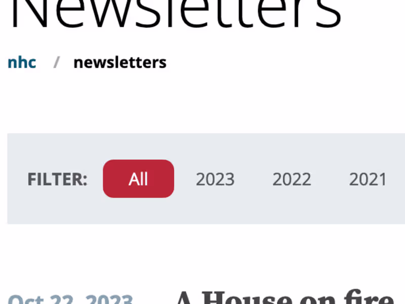 Cover image for National Housing Conference Newsletter