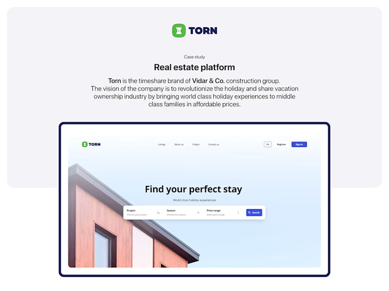 Cover image for TORN - Real Estate Platform