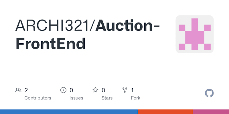 Cover image for Auction Frontend Development with Angular