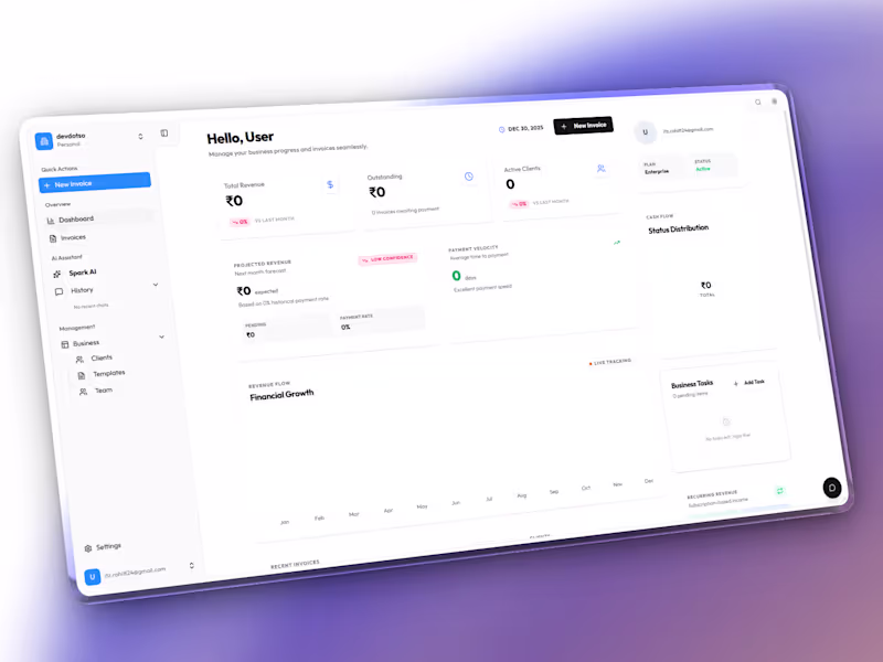 Cover image for A full-stack invoice management platform for businesses to m...