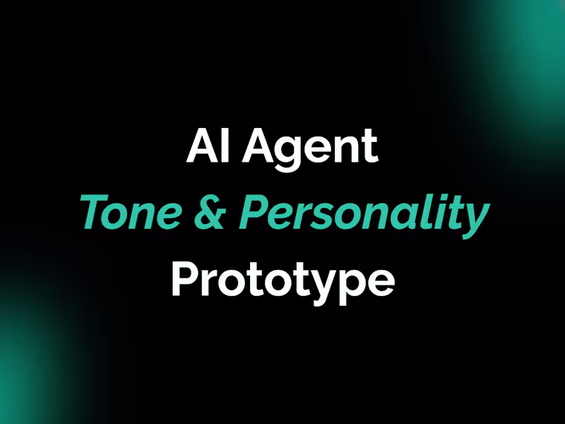 Cover image for Empathic AI Agent: Personality Prototype