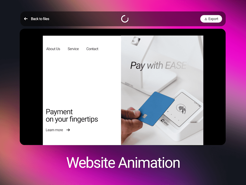 Cover image for Website 2D Animation to increase customer retention & brand ID