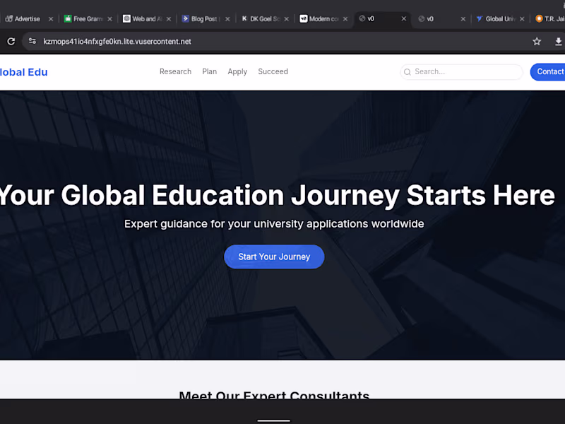 Cover image for Portfolio website 