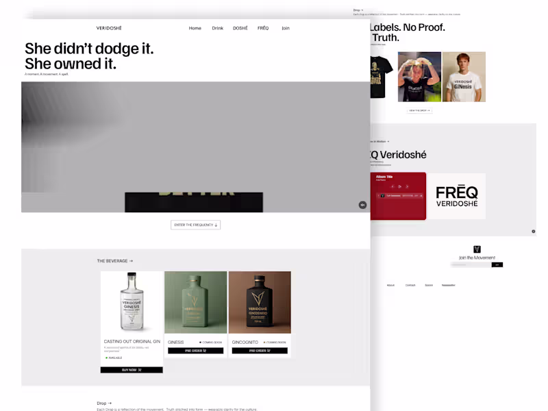 Cover image for Verdoshe Website Design and Development