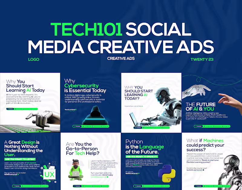 Cover image for Social Media Ads - Tech101