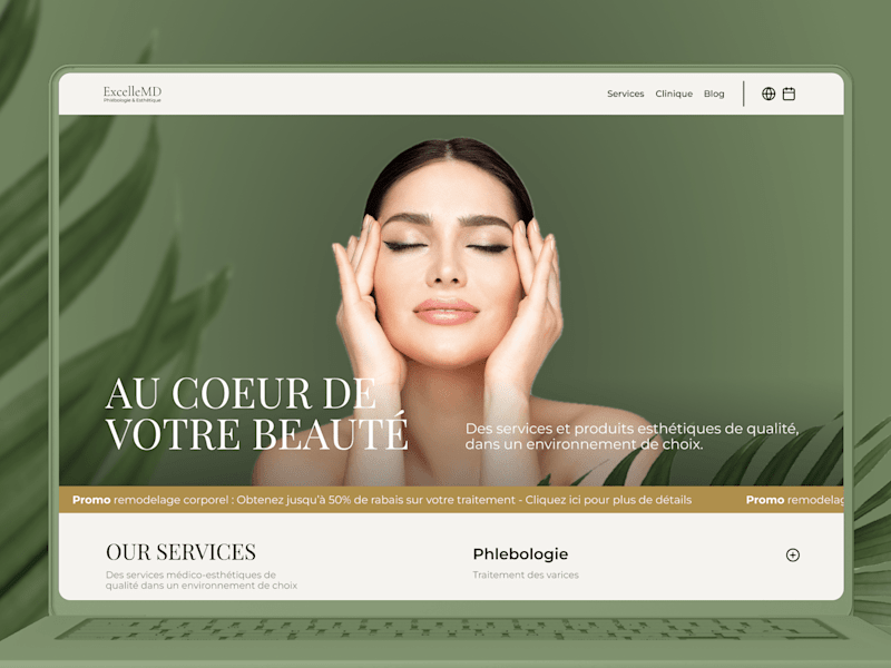 Cover image for Website Redesign | ExcelleMD Esthétique